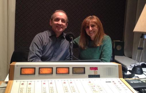 Enregistrement des voeux de Noël au 99.5FM Radio-Classique (décembre 2014)