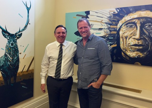 François Legault et Marnier_Octobre 2017